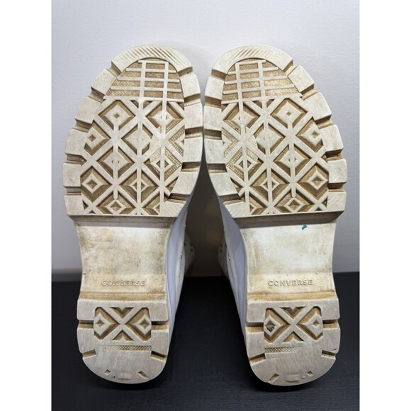 Converse Women's Chuck CTAS Lugged High White Platform Shoes Size 8.5 565902C - Picture 8 of 16